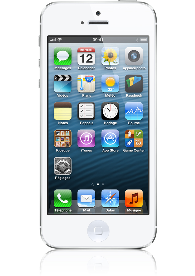 Apple iPhone 5 blanc reconditionnÃ©