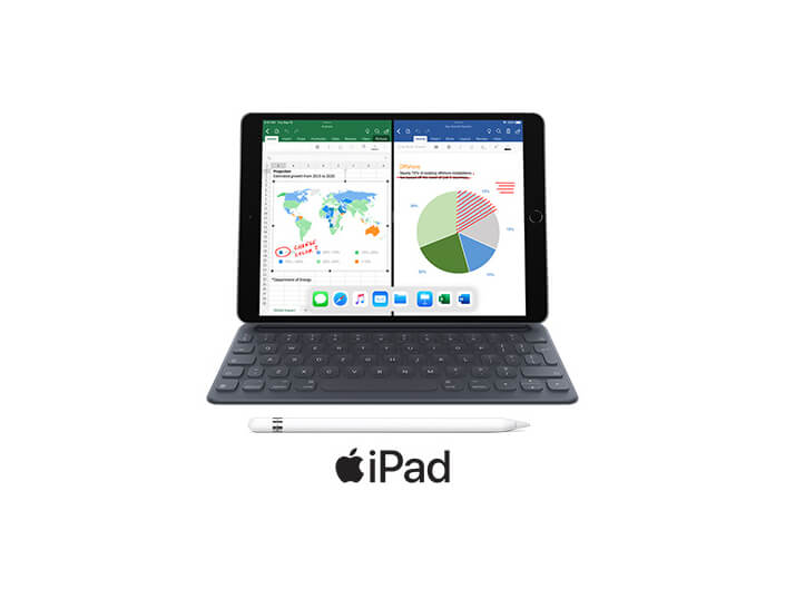 iPad Air avec Smart Keyboard et Apple Pencil