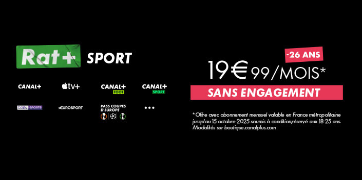 Offre pour les moins de 26 ans, 19€99 par mois