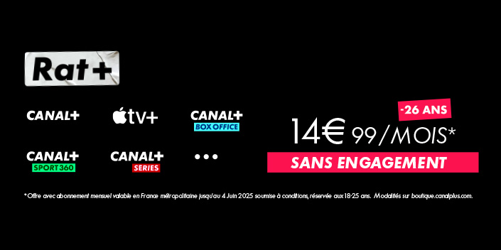Offre pour les moins de 26 ans, 14€99 par mois