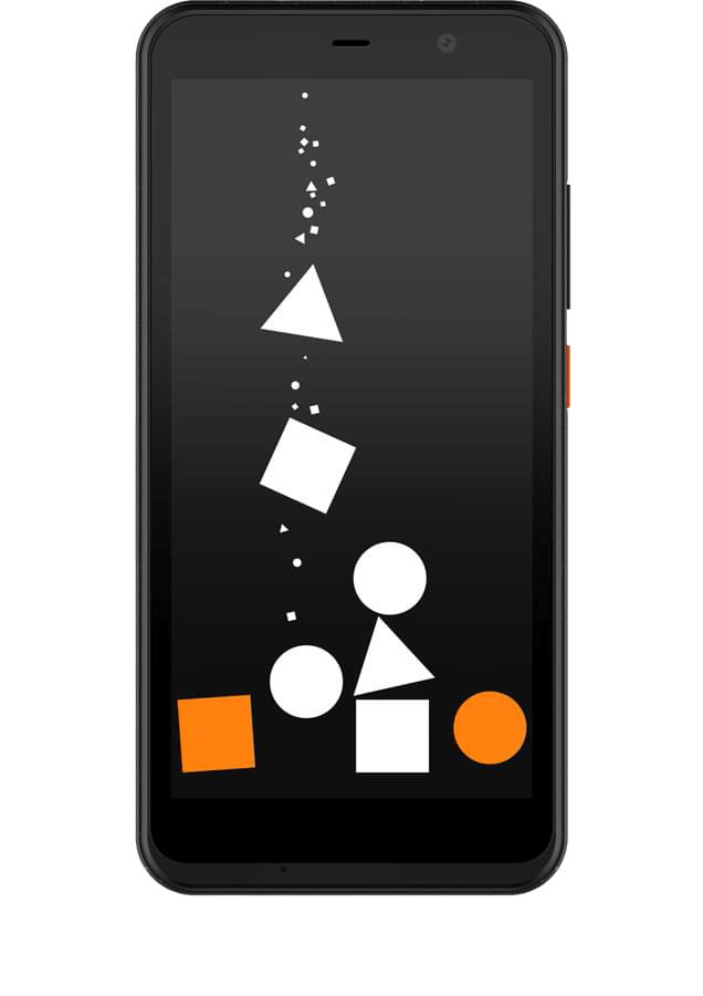 smartphone Orange Neva Sparkle