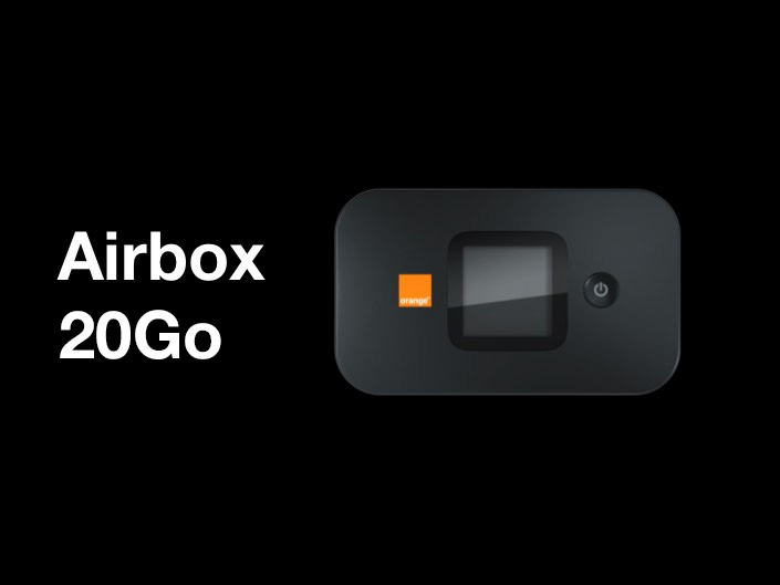 La Airbox 20Go permet de connecter jusqu'à 10 appareils en wifi où que vous soyez