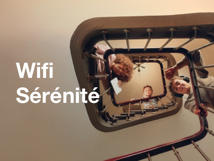 Avec Wifi Sérénité, jusqu'à 3 répéteurs Wifi 6 mis à disposition