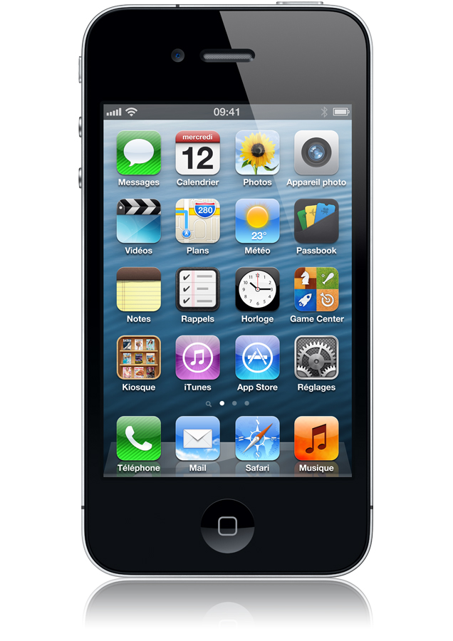 iPhone 4 noir occasion vue 1