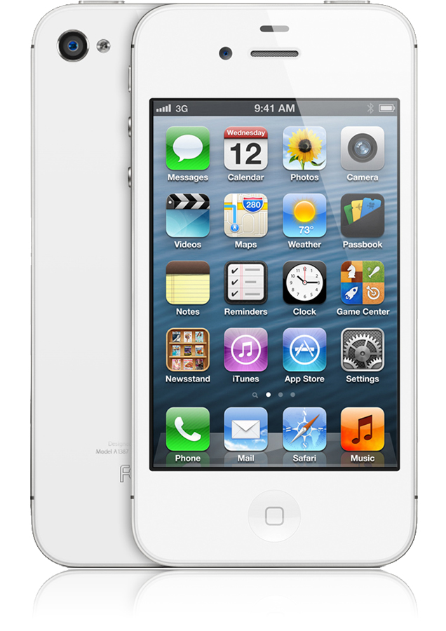 ... tÃ©lÃ©phones mobiles Choisir un mobile iPhone 4s 16Go blanc occasion