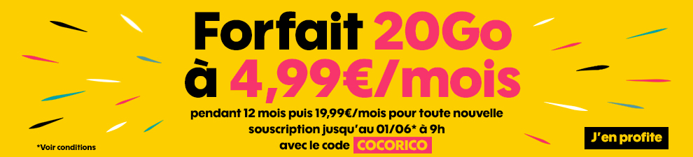 Code promotion Cocorico 20Go
