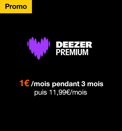 Promotion Deezer premium à 1€ par mois pendant 3 mois puis 11,99€ par mois. Découvrir l'offre.