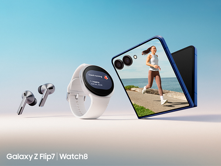 visuel galaxy z flip 7 watch 8