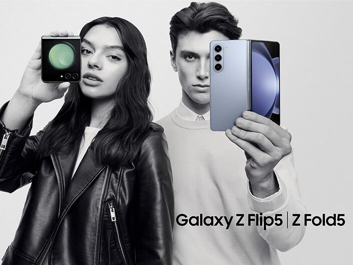 Galaxy Z Fold5 et Z Flip5, les Samsung pliables - Orange
