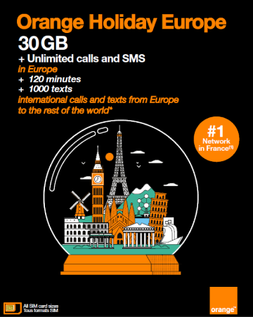 Orange Holiday offer up to 30GB of data in Europe