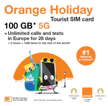 Orange Holiday offre jusqu'à 100Go de données en Europe