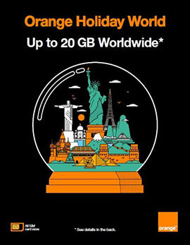 Présentation de la carte prépayées Holiday World jusqu'à 20Go de data dans le monde